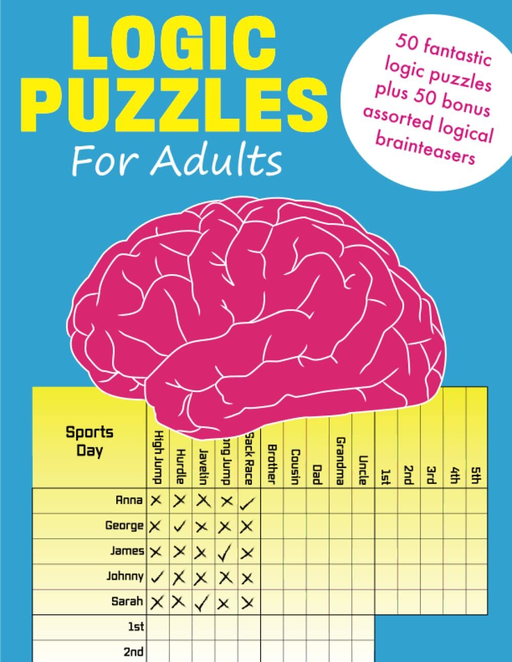 Logic Puzzles for Adults: 50 fantastic logic puzzles plus 50 bonus assorted logical brainteasers - Image 4