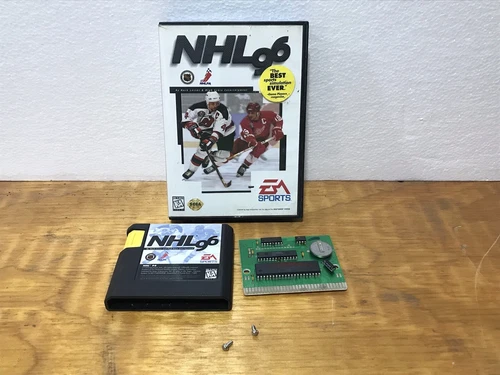 NHL 96 (Sega Genesis) Case + Hockey Video Game + Tested And Clean Authentic