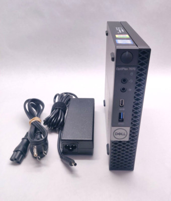 Dell OptiPlex 7070 Micro MFF i5/i7 9500T/9600/9700T vPRO 6-8 Core 16GB RAM