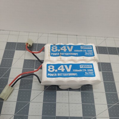 Vintage Kyosho 8.4  1200mah battery pack Optima mid Turbo optima  Hump pack