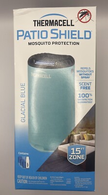 Brand New -  THERMACELL Patio Shield Mosquito Protection GLACIAL BLUE