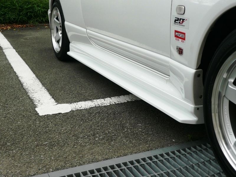 Hasemi Side skirt extension Diffuser fit Nissan Skyline R33 bcnr33