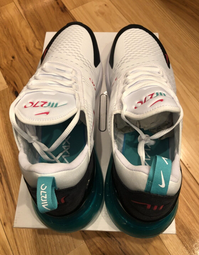 Nike Air Max 270 T White Rush Pink Washed Teal DR9876 100 Men's Size 15 | eBay