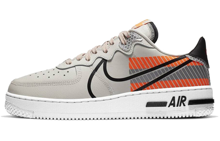 Nike Air Force 1 React x 3M Gray Orange - CT3316-002 | eBay