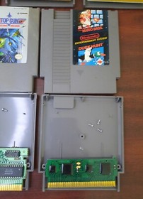 Lote NES Mario Bros. Solo cartuchos de bases de pistola superior Duck Hunt Super C Millipede 