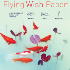 KOI POND, Flying Wish Paper, Write it Light it & Watch it Fly, Mini Kit 5" x 5"