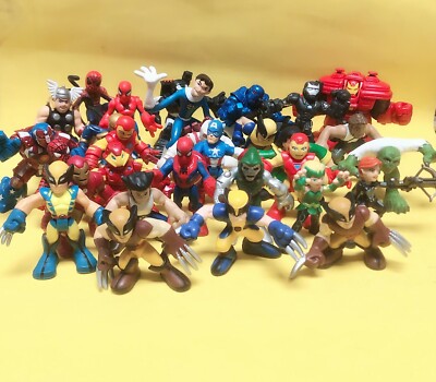 Tortenfigur LOT OF 10 BULK Marvel Super Hero Squad Avengers IRON MAN A580x10
