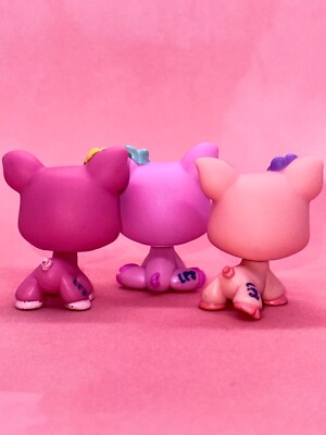 LPS Hasbro Baby Pig Triplets #1548 #1549 #1550 - Authentic