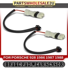 2Pcs New Front Side Disc Brake Pad Wear Sensor for Porsche 928 1986 1987-1988