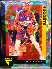 2020-21 Panini Flux Will Barton Cracked Ice #47 Nuggets C007