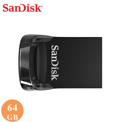 SanDisk Ultra Fit 64GB USB 3.1 Flash Drive Up to 130 MB/s Read 
