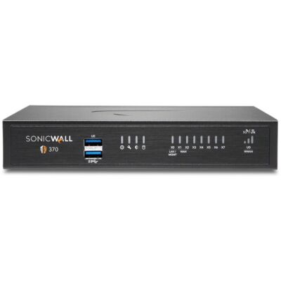 SonicWALL 02-SSC-6819 TZ370 Security Firewall 8x Gigabit RJ45 1 Yr Advanced