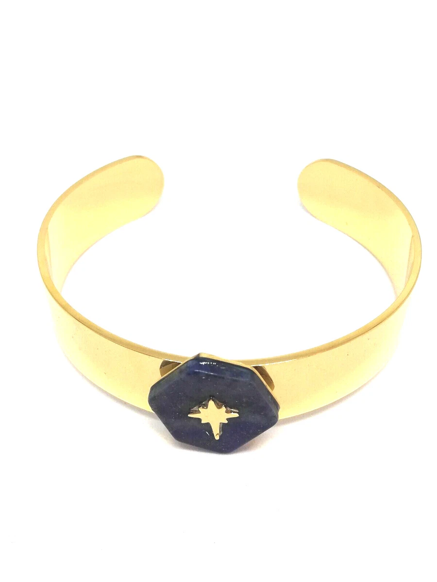 Joli Bracelet Jonc Ancien Avec Pierre Rouge - Élégance Vintage