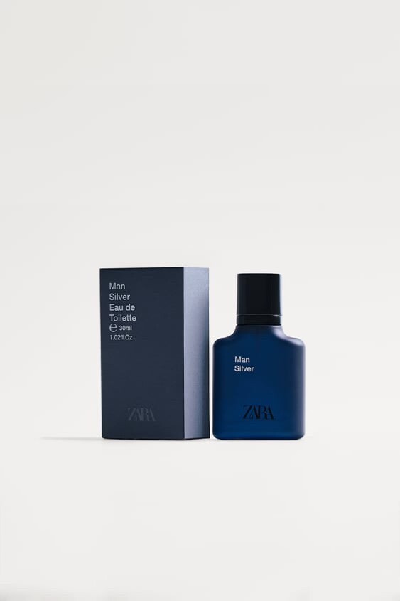 ZARA MAN SILVER 1.02 oz / 30 ml Eau de Toilette Spray NEW