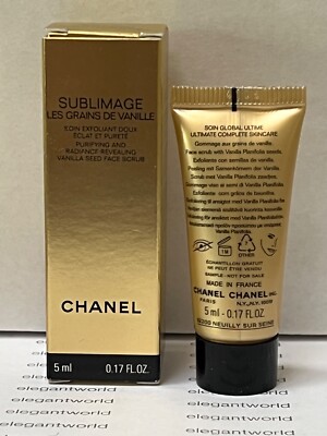 トライアルセット・サンプル CHANEL SUBLIMAGE LES GRAINS DE VANILLE Chanel Sublimage LES GRAINS DE VANILLE SEED FACE SCRUB 5ml/0.17
