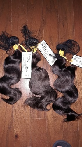 Bellatique black Label 100% Human hair top of the line 3 bundle 14,"16,"18" - Picture 2 of 2