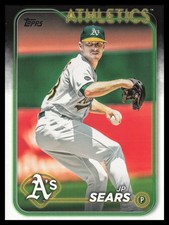 2024 Topps #80 JP Sears Oakland Athletics Baseball Card