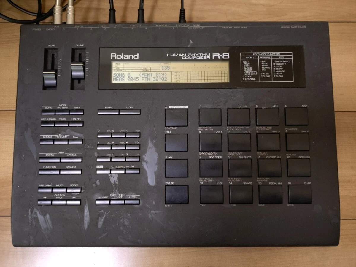 【レア品】RolandヒューマンリズムコンポーザーR-8 動作問題なし Roland R8 for sale | eBay