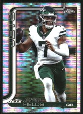 Justin Fields 2025 Chrome Pulsar Refractor #237 NY Jets 