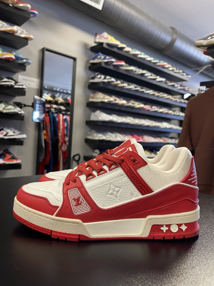 Product (RED) x Louis Vuitton Trainer Red for sale | eBay