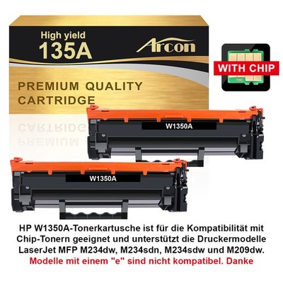 Toner Kompatibler für HP 135A 135X Laserjet M207d M207dw M208d M209dw MIT CHIP