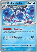 2023 Pokemon: SVP Crabominable 134 Prerelease (#134, Holofoil, Promo, Near Mint)