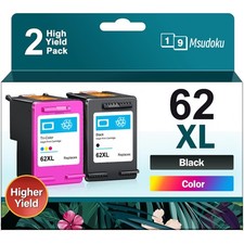 62 XL Ink Cartridges for HP 62 Envy 5741 5742 5541 5542 5665 7645 8005 62XL Ink