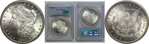 1880-S Morgan Dollar PCGS MS-65 CAC