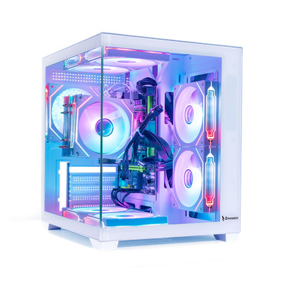 Gaming PC Liquid Cooled Xeon E5 12Core RTX 4060 64GB RAM 512GB SSD 1TB HDD Win11