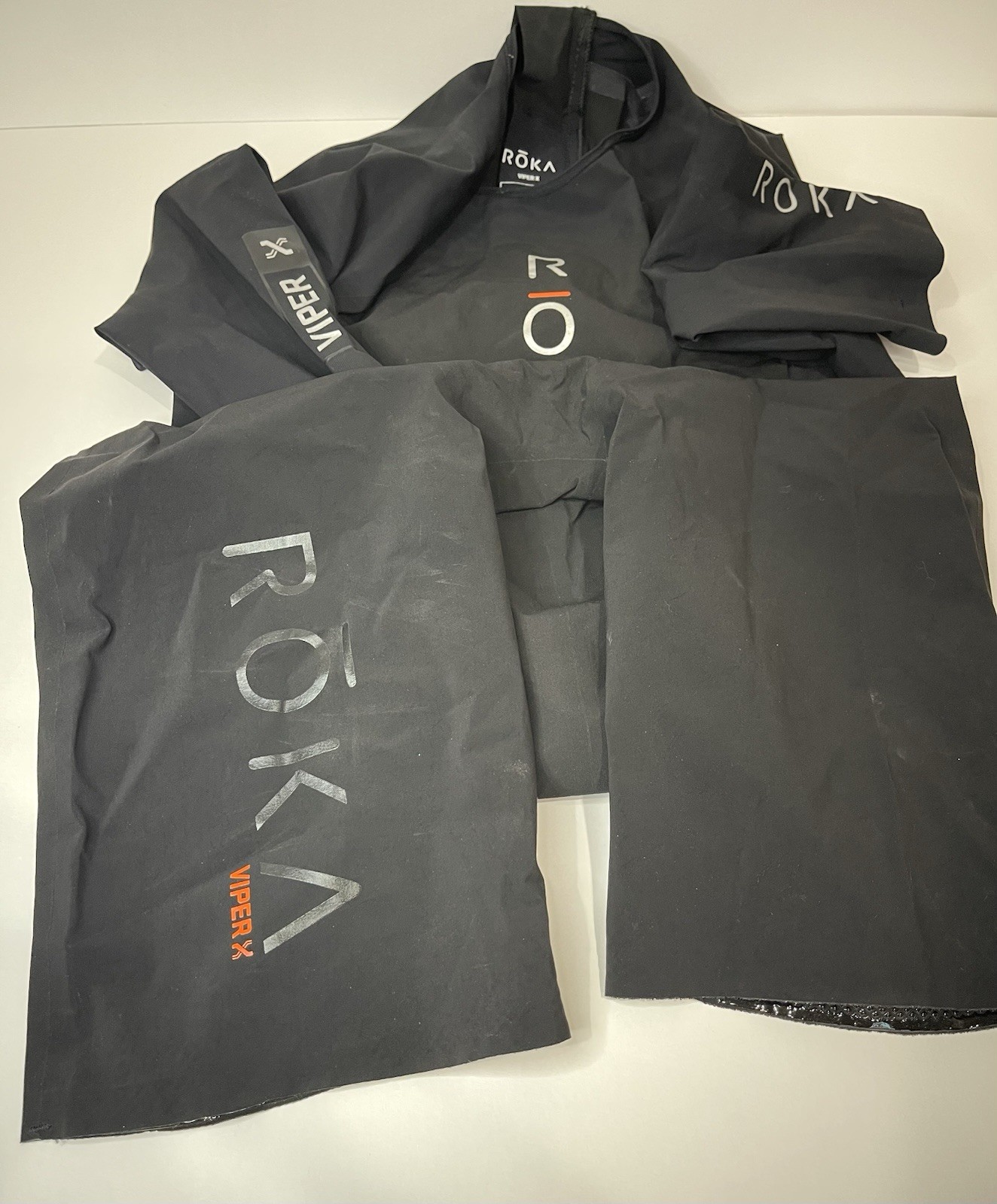 ROKA VIPER X SWIMSKIN Medium SHORT SLEEVE Triathlon Ironman