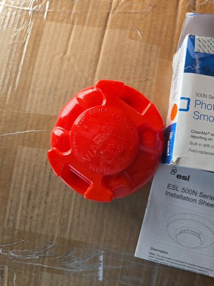 Detector de fumaça fotoelétrico ESL Interlogix 500N Series caixa aberta - Imagem 2 de 3