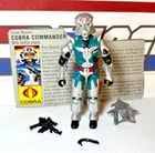 GI Joe Cobra Commander v3 1987 *100% COMPLETE w/File Card, Near Mint!* Vintage