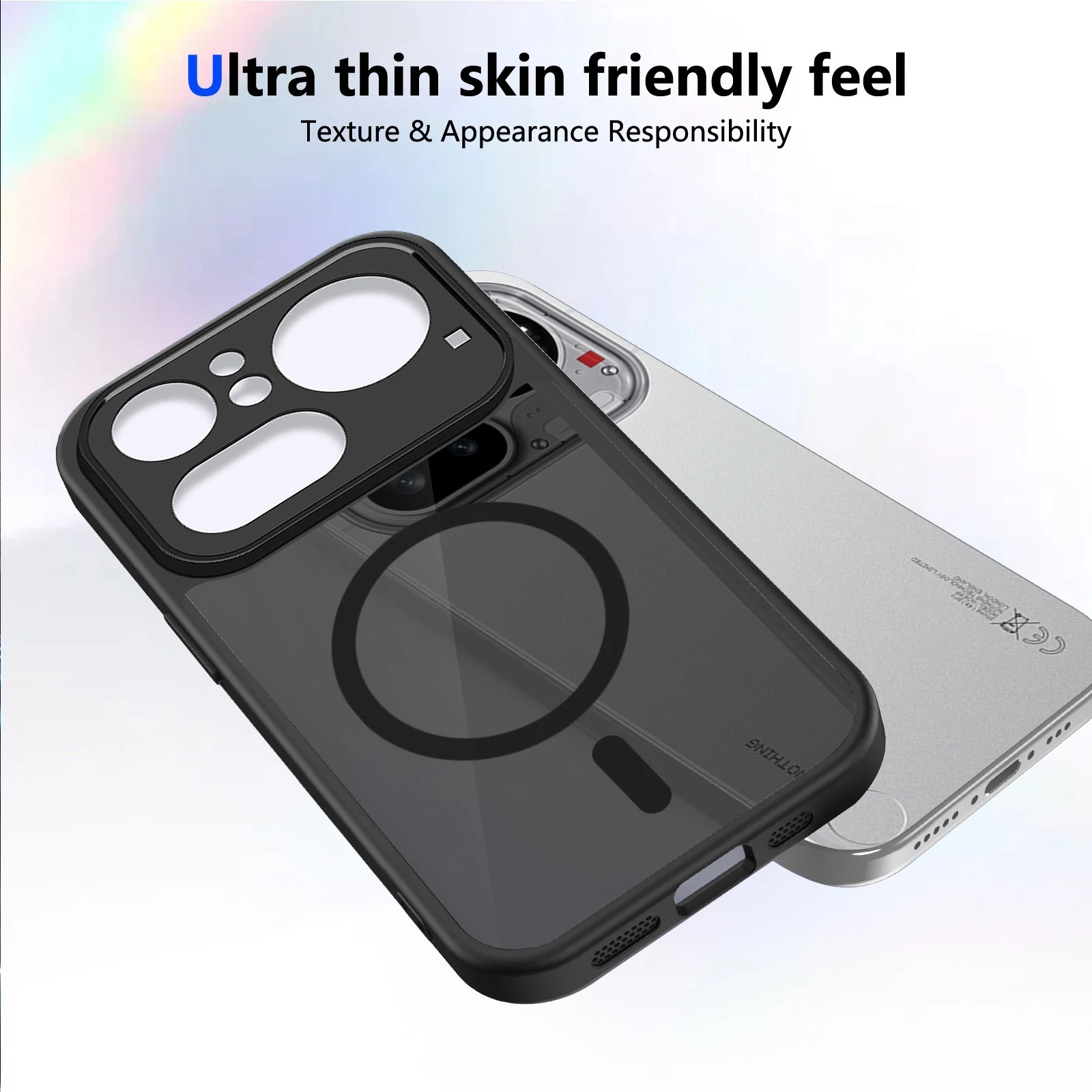 For Nothing Phone 4a Pro / 4A Magnetic Slim Clear Matte Hard PC