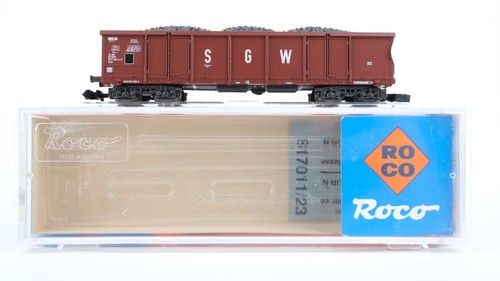 Roco N 25167 Offener Güterw. SGW, Ladung: Kohlen Eaos SNCF | Condition: Gebraucht