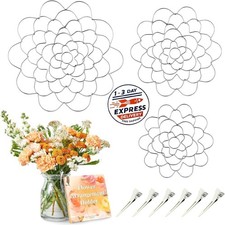 Soporte para arreglos florales, 3 piezas de ranas con rejilla floral