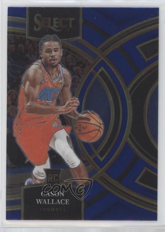 2023-24 Panini Select Premier Level Blue Cason Wallace #103 12db