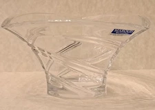Marquis Waterford Trillium Lead Crystal Triangular Bowl 6"