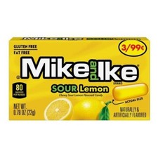 5x Mike Ike Sour Lemon Chocolate Chewy Candy Sweet Bulk Lot New 0.78oz
