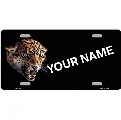 JAGUAR METAL AUTO TAG LICENSE PLATE CUSTOM NAME PERSONALIZED