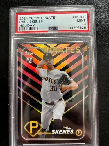 2024 Topps Paul Skenes RC PSA 9 Mint – Pittsburgh Pirates Rookie Card