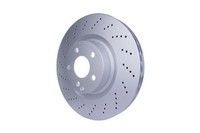 Hella Bremsscheiben Set Vorne 55246PRO FüR MERCEDES-BENZ E-KLASSE Coupé OEM