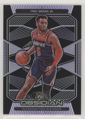 2019-20 Panini Obsidian Electric Etch Purple 51/75 Troy Brown Jr #144 fm0