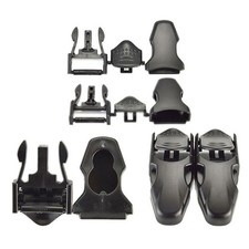 2PCS Fibbie per pinna subacquea fibbia pinne pinne rilascio plastica ricambio