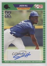 2021 Leaf Pro Set Baseball Blaster Auto Green Jaden Hill #PS-JH1 Auto 0h1