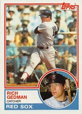 1983 Topps - Rich Gedman #602 Red Sox