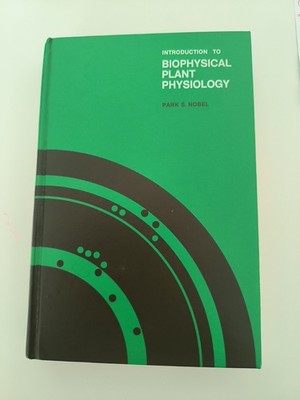 Biophysical Plant Physiology Park S Nobel