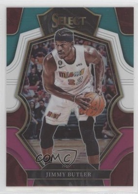 2022-23 Panini Select Premier Level Teal White Pink Prizm 4/49 Jimmy Butler 9o3