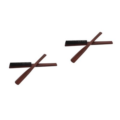 2 Sets Anzugbürsten-Schuhlöffel-Set Für Schuhe Mit Holzgriff Reise-Schuhlöffel