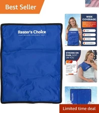 Large Flexible Hot & Cold Gel Pack by Rester's Choice – Ideal for Knee and Back