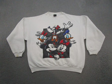 Vintage 90s Mickey Unlimited Jerry Leigh Minnie Goofy Donald Sweatshirt Size XL